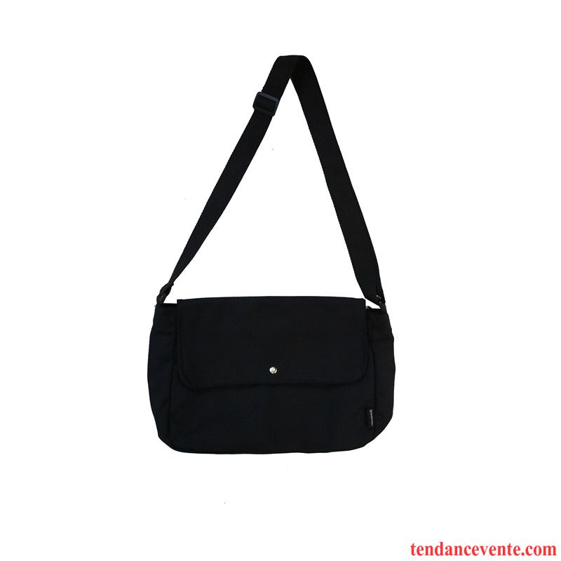 Sac À Bandoulière Homme Grande Capacité Art Simple Sacs À Bandoulière Tendance Femme Blanc