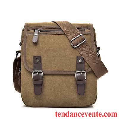 Sac À Bandoulière Homme Loisir Tendance Mode Sac De Messager Toile Sacs À Bandoulière