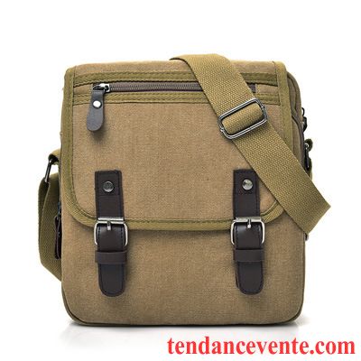 Sac À Bandoulière Homme Loisir Tendance Mode Sac De Messager Toile Sacs À Bandoulière