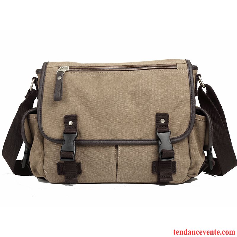 Sac À Bandoulière Homme Sacs À Bandoulière Loisir Cartable Tendance Étudiant Sac Poitrine