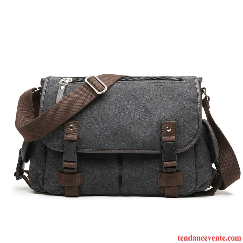 Sac À Bandoulière Homme Sacs À Bandoulière Loisir Cartable Tendance Étudiant Sac Poitrine