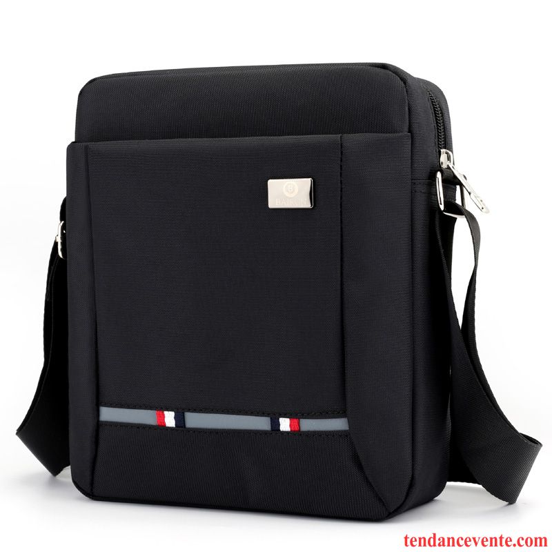 Sac À Bandoulière Homme Section Verticale Petit Étanche Sac À Dos Entreprise Loisir Bleu Marin