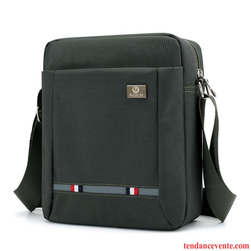 Sac À Bandoulière Homme Section Verticale Petit Étanche Sac À Dos Entreprise Loisir Bleu Marin