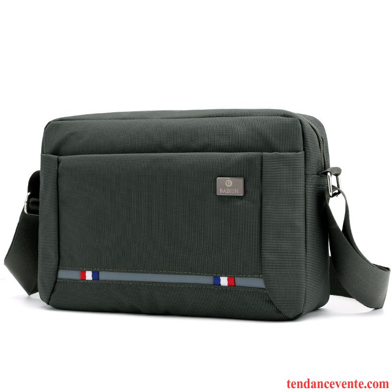 Sac À Bandoulière Homme Section Verticale Petit Étanche Sac À Dos Entreprise Loisir Bleu Marin