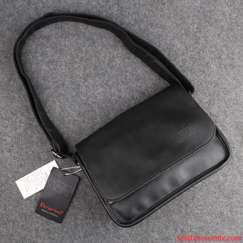 Sac À Bandoulière Homme Sport Tendance Sacs À Bandoulière Jeunesse Mode Loisir Noir