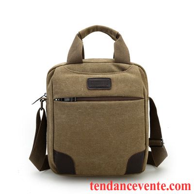 Sac À Bandoulière Homme Toile Sac De Messager Grande Capacité Le Nouveau Sacs À Bandoulière Rétro Noir