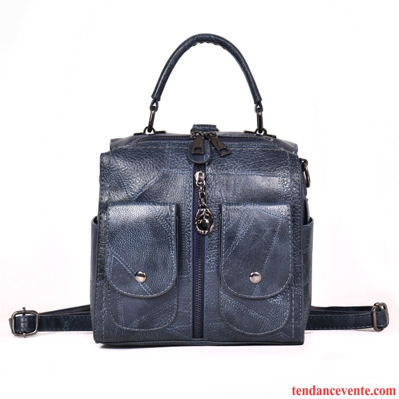 Sac À Dos Femme Peau Douce All-match Multifonctions Le Nouveau Sac Poitrine Tassel Brun