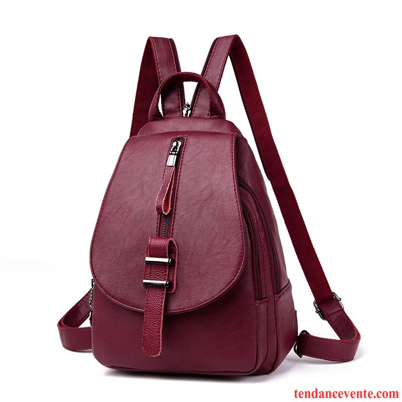 Sac À Dos Femme Petit All-match Sac Poitrine Mode Personnalité Simple Violet