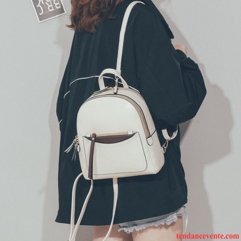 Sac À Dos Femme Petit Ultra Voyage Le Nouveau All-match Tendance Blanc