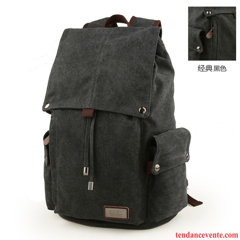 Sac À Dos Homme Jeunesse Sac D'ordinateur Portable Classique Tendance Étudiant Voyage