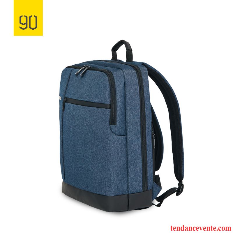 Sac À Dos Homme Loisir Mode Entreprise Grande Capacité Sac D'ordinateur Portable Femme Bleu