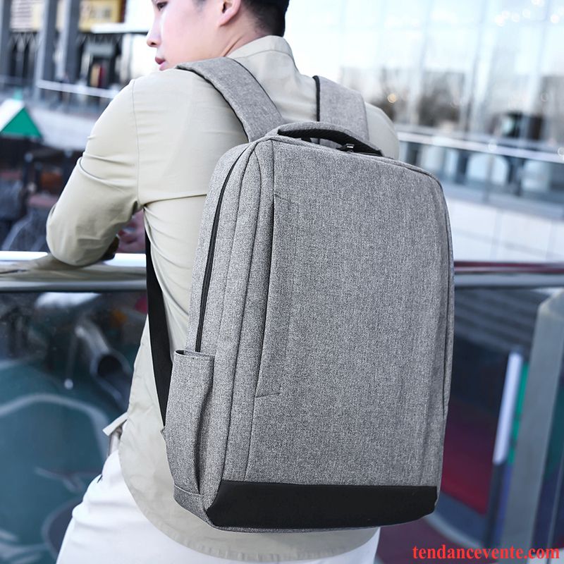 Sac À Dos Homme Loisir Nylon Entreprise Sac D'ordinateur Portable Le Nouveau Simple Bleu