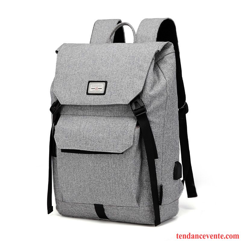 Sac À Dos Homme Loisir Étudiant De Plein Air Mode Grande Capacité Tendance Bleu