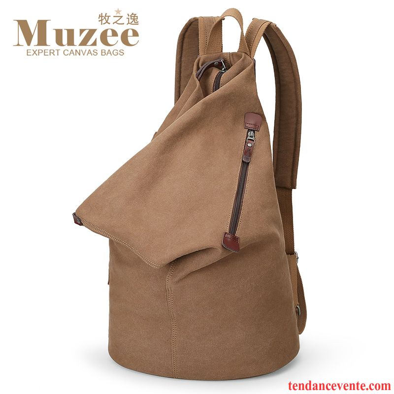 Sac À Dos Homme Voyage Cartable Mode De Plein Air Personnalité Lumière Clair