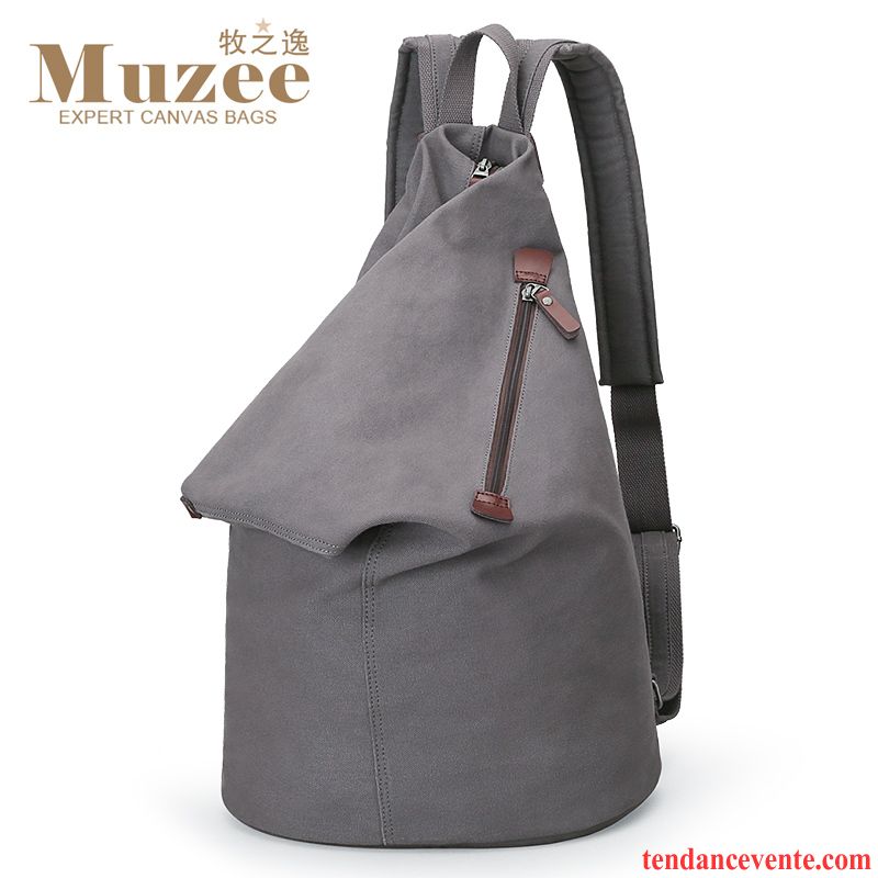 Sac À Dos Homme Voyage Cartable Mode De Plein Air Personnalité Lumière Clair