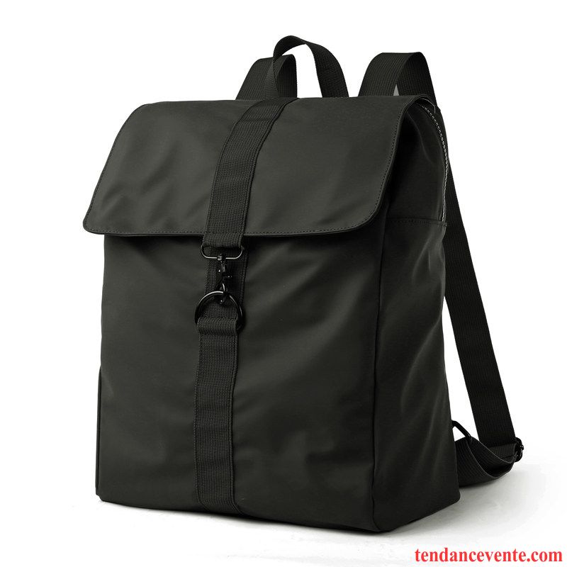 Sac À Dos Homme Voyage Grande Capacité Simple Lumière Étudiant Jeunesse Vert