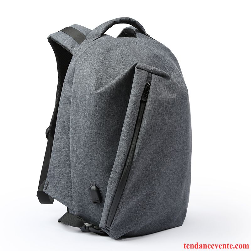 Sac À Dos Homme Voyage Loisir Étudiant Grande Capacité Mode Sac D'ordinateur Portable Bleu Marin