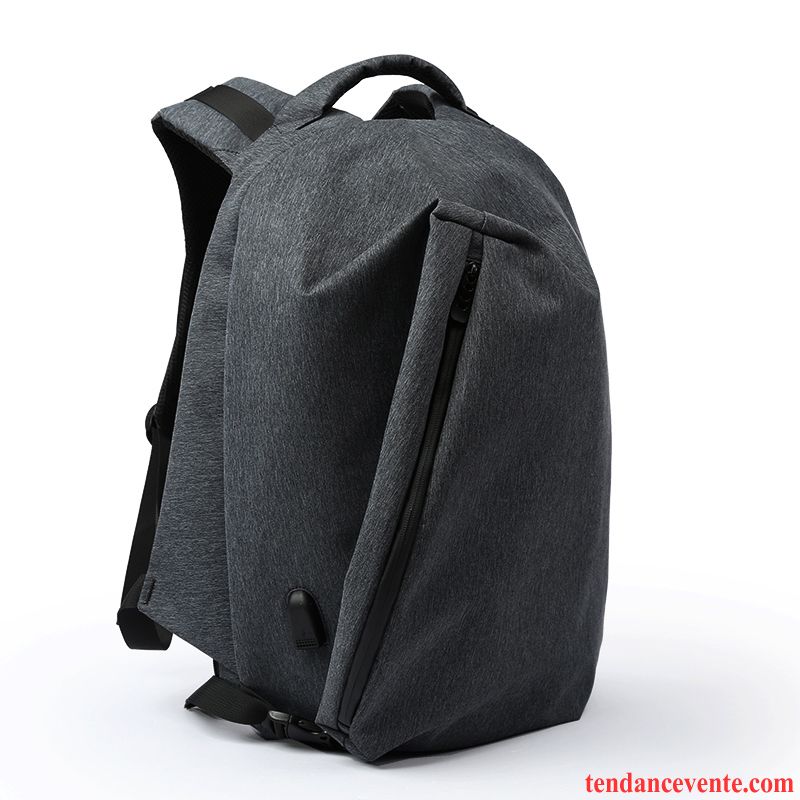 Sac À Dos Homme Voyage Loisir Étudiant Grande Capacité Mode Sac D'ordinateur Portable Bleu Marin