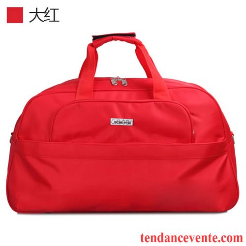 Sac À Dos Randonnée Femme Bagage Voyage Entreprise Étanche Homme Court Rouge