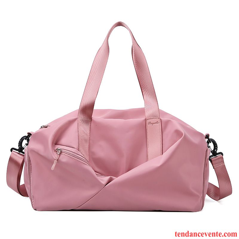 Sac À Dos Randonnée Femme Entraînement Lumière Grande Capacité Aptitude Court Voyage Rose