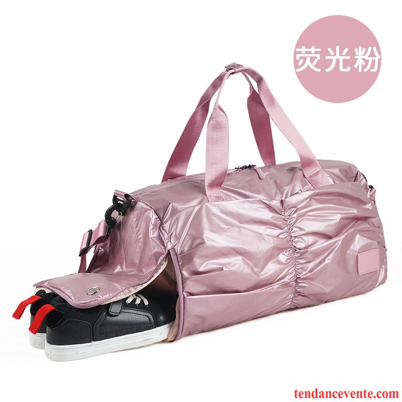 Sac À Dos Randonnée Femme Entraînement Tendance Étanche Homme Réseau Voyage Rouge Rose