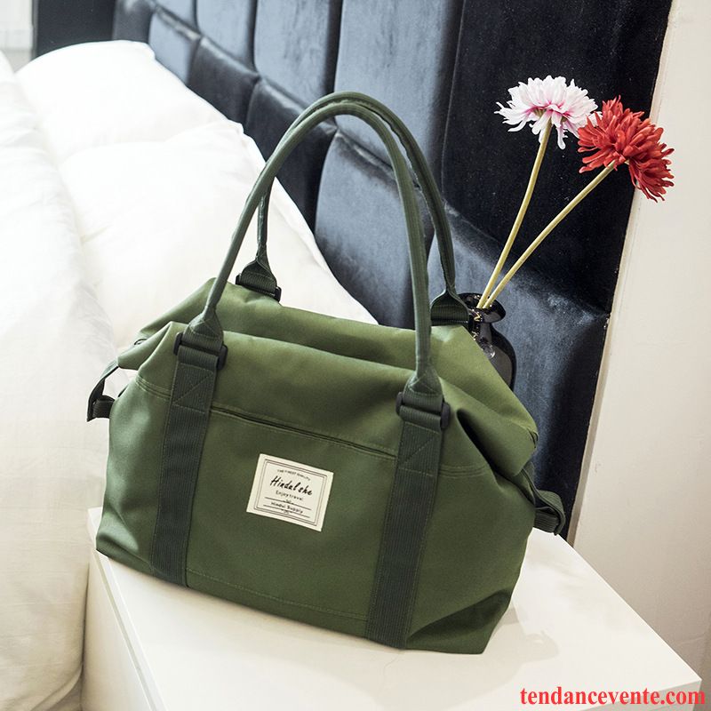 Sac À Dos Randonnée Femme Voyage Portable Grande Capacité Court Bagage Sac À Main Vert