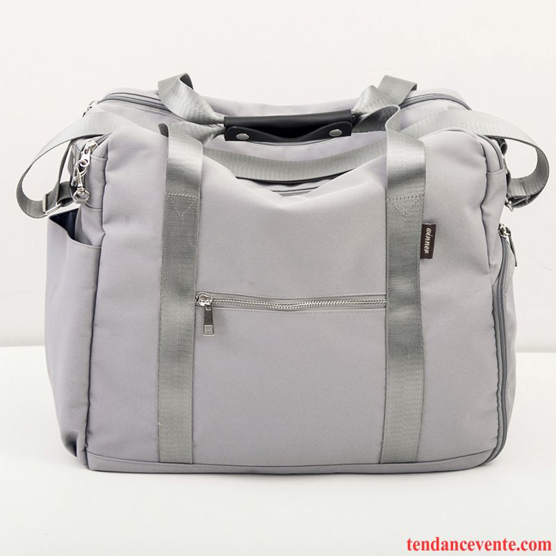 Sac À Dos Randonnée Femme Étanche Plier Grande Capacité Voyage Portable Homme Gris