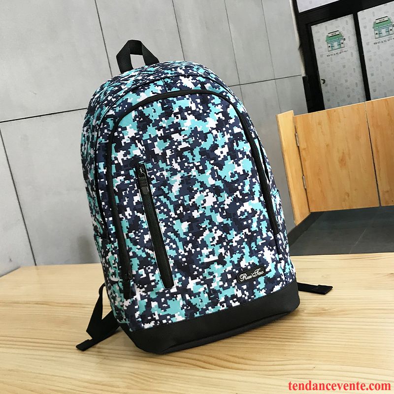 Sac À Dos Randonnée Femme Étudiant Campus Cartable Homme Voyage Université Rose