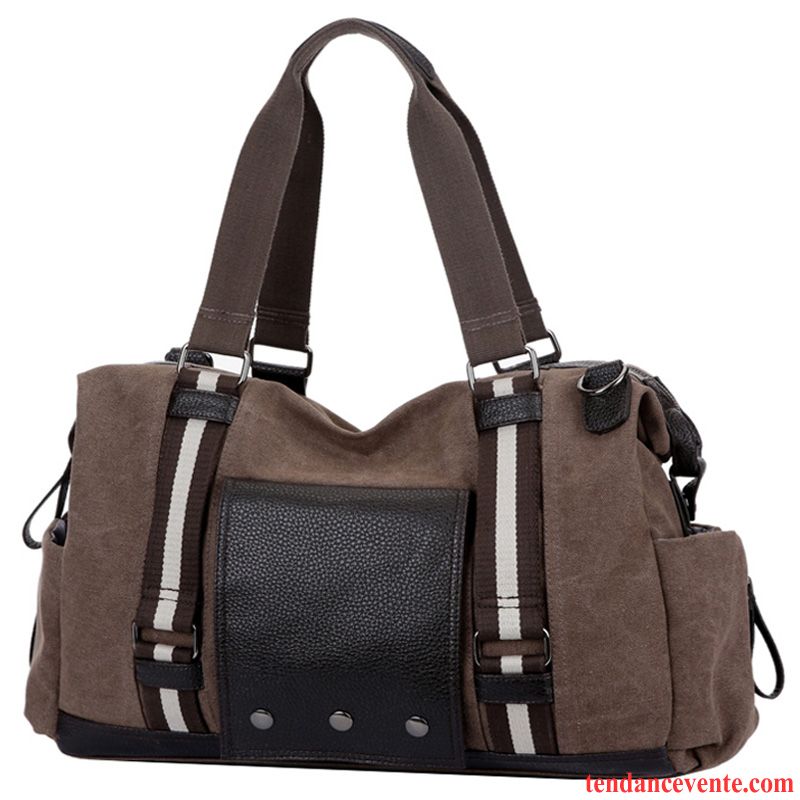 Sac À Dos Randonnée Homme Aptitude Tourisme Sac De Messager Sac À Main Tendance Voyage Marron