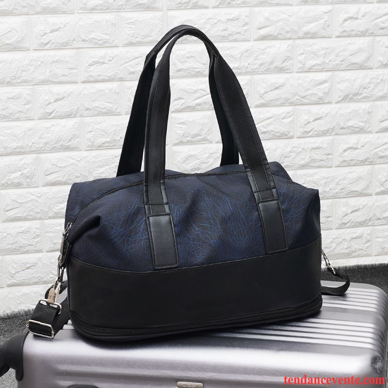 Sac À Dos Randonnée Homme Bagage Lumière Femme Étanche Simple Tourisme Bleu Marin