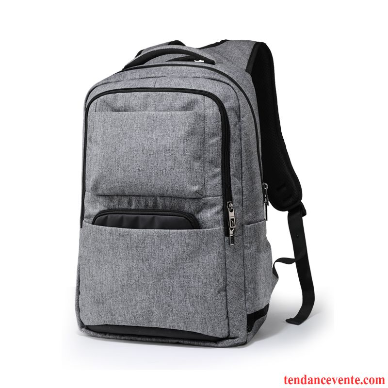 Sac À Dos Randonnée Homme Mode Cartable Sac D'ordinateur Portable Étudiant Voyage Tourisme Gris Clair