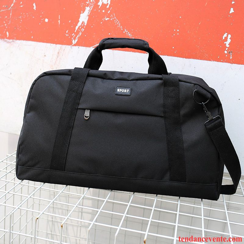 Sac À Dos Randonnée Homme Portable Femme Grande Capacité Voyage Sac À Main Gros Sac Noir