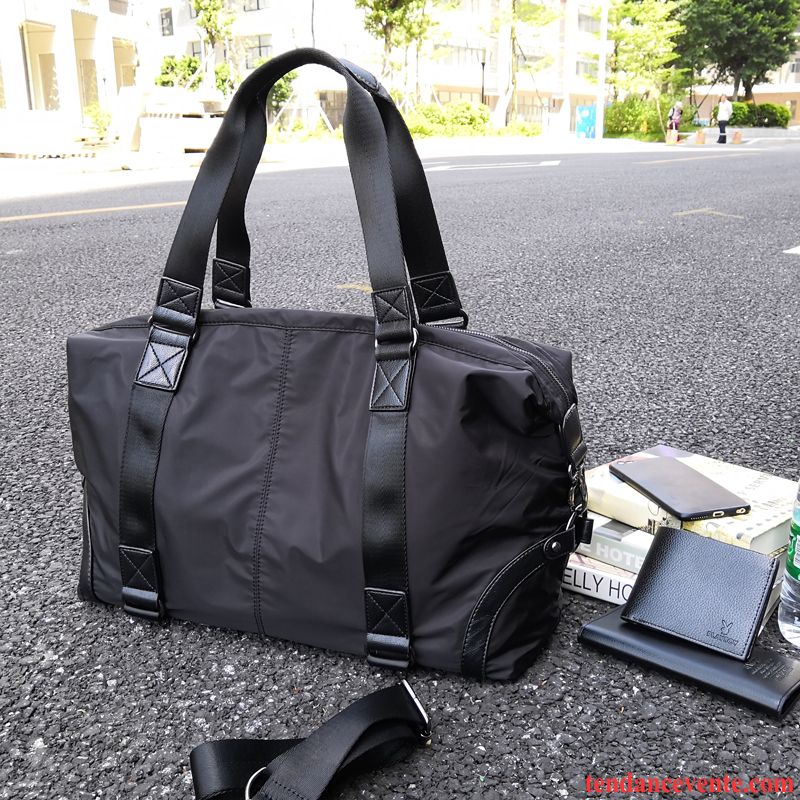 Sac À Dos Randonnée Homme Sac À Main Sport Simple Voyage Loisir Grande Capacité Noir