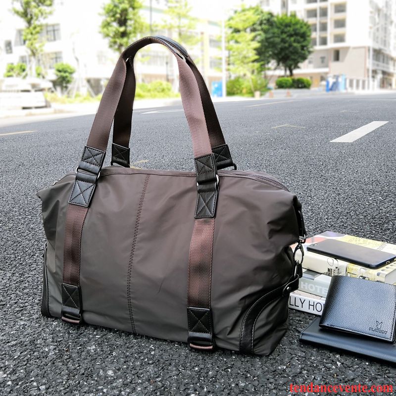 Sac À Dos Randonnée Homme Sac À Main Sport Simple Voyage Loisir Grande Capacité Noir