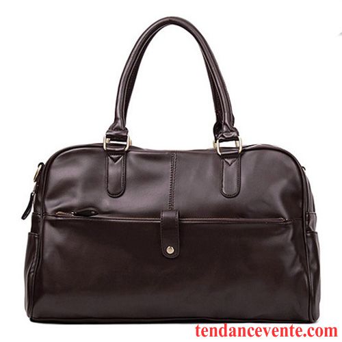 Sac À Dos Randonnée Homme Sac À Main Voyage Bagage La Coupe Transversale Tendance Entreprise Noir