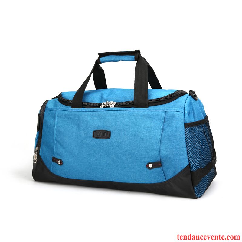 Sac À Dos Randonnée Homme Voyage Sac À Main Toile Loisir Bagage Grande Capacité Bleu Marin