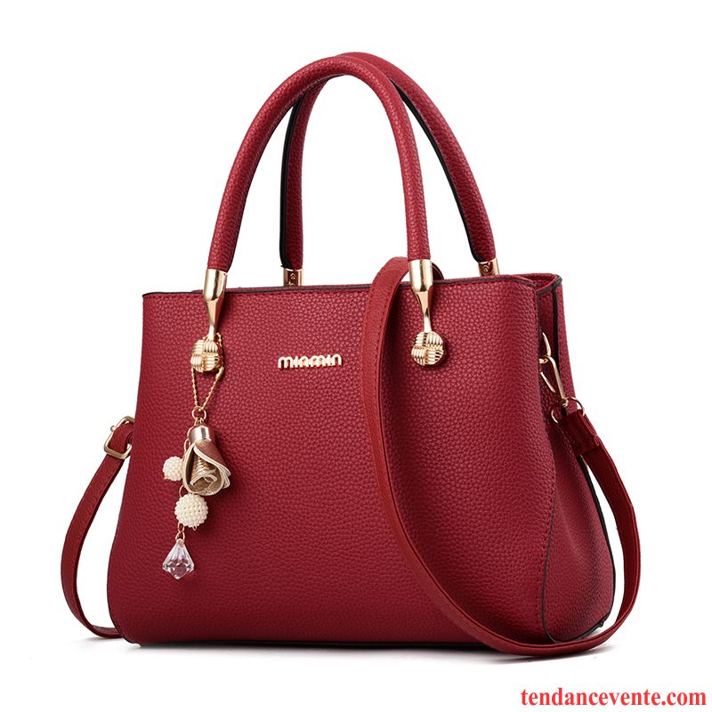 Sac À Main Femme Maman All-match Mode Le Nouveau Hiver L'automne Gris