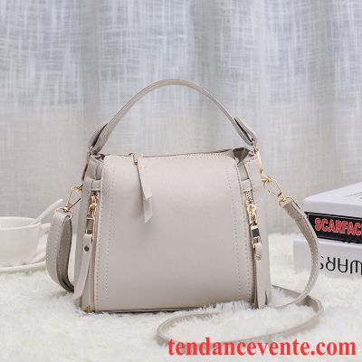 Sac À Main Femme Mode All-match Tendance Petit Portable Le Nouveau Gris