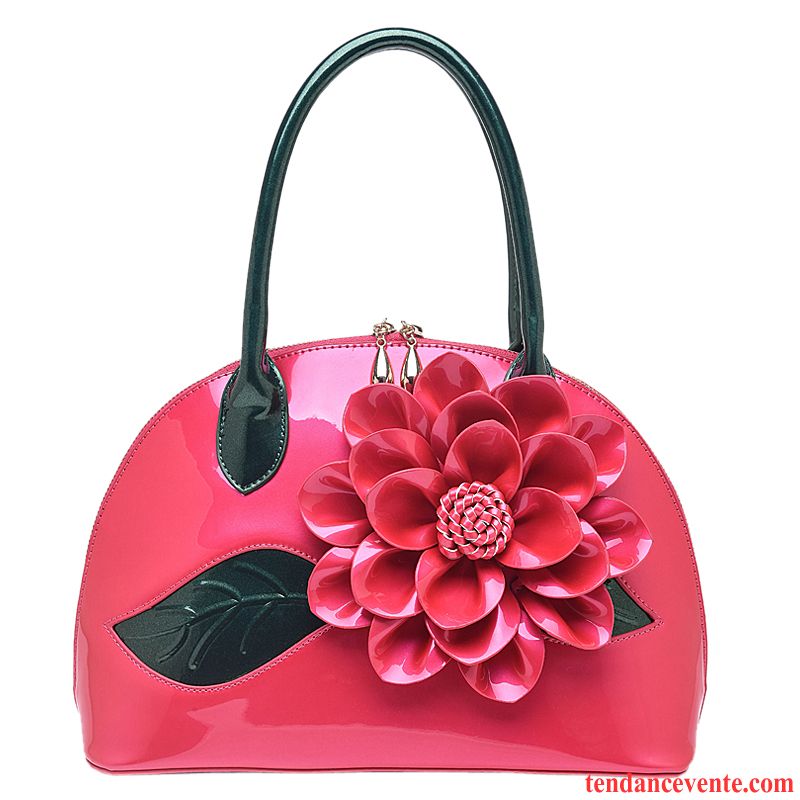 Sac À Main Femme Petit Fleurs Doux Le Nouveau Paquet Shell Mode Bleu