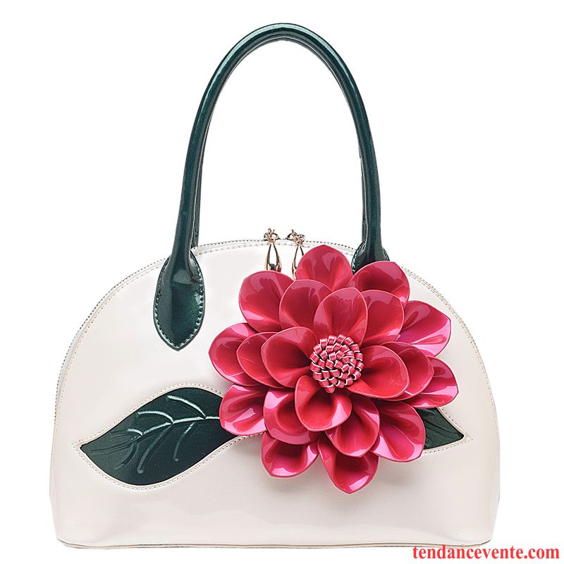 Sac À Main Femme Petit Fleurs Doux Le Nouveau Paquet Shell Mode Bleu