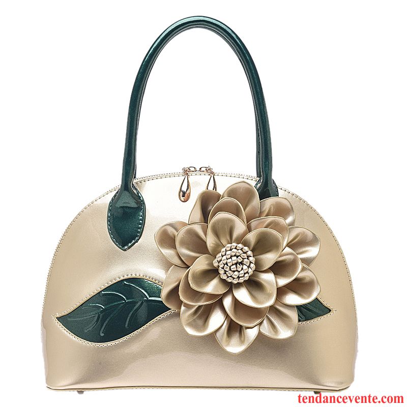 Sac À Main Femme Petit Fleurs Doux Le Nouveau Paquet Shell Mode Bleu