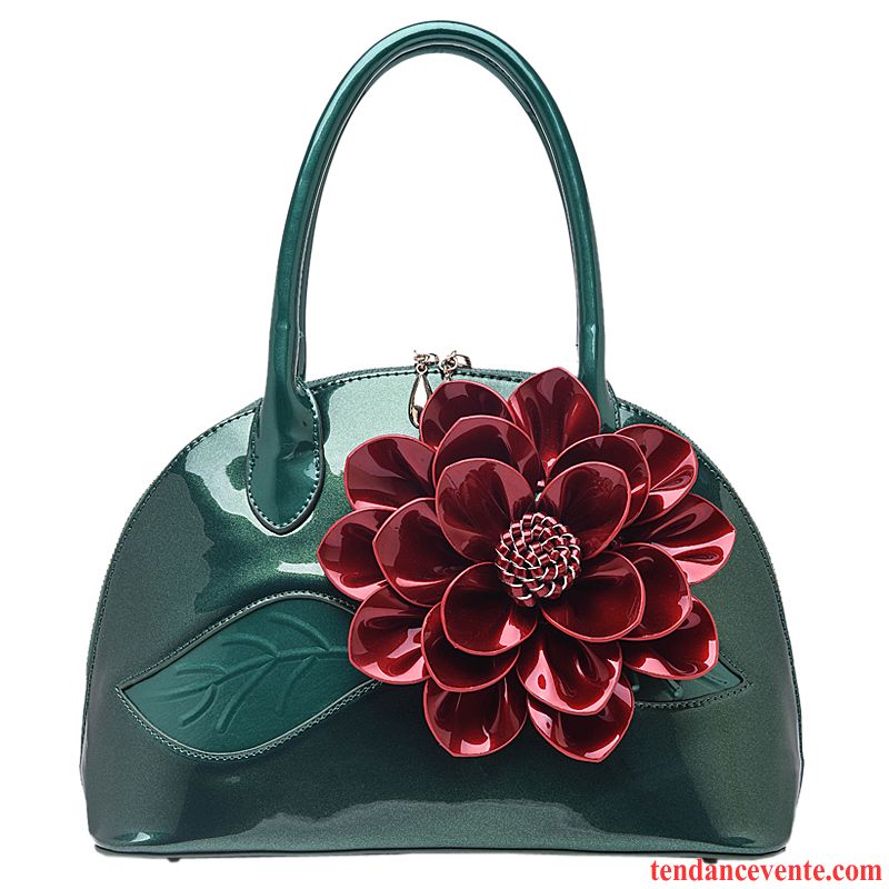 Sac À Main Femme Petit Fleurs Doux Le Nouveau Paquet Shell Mode Bleu