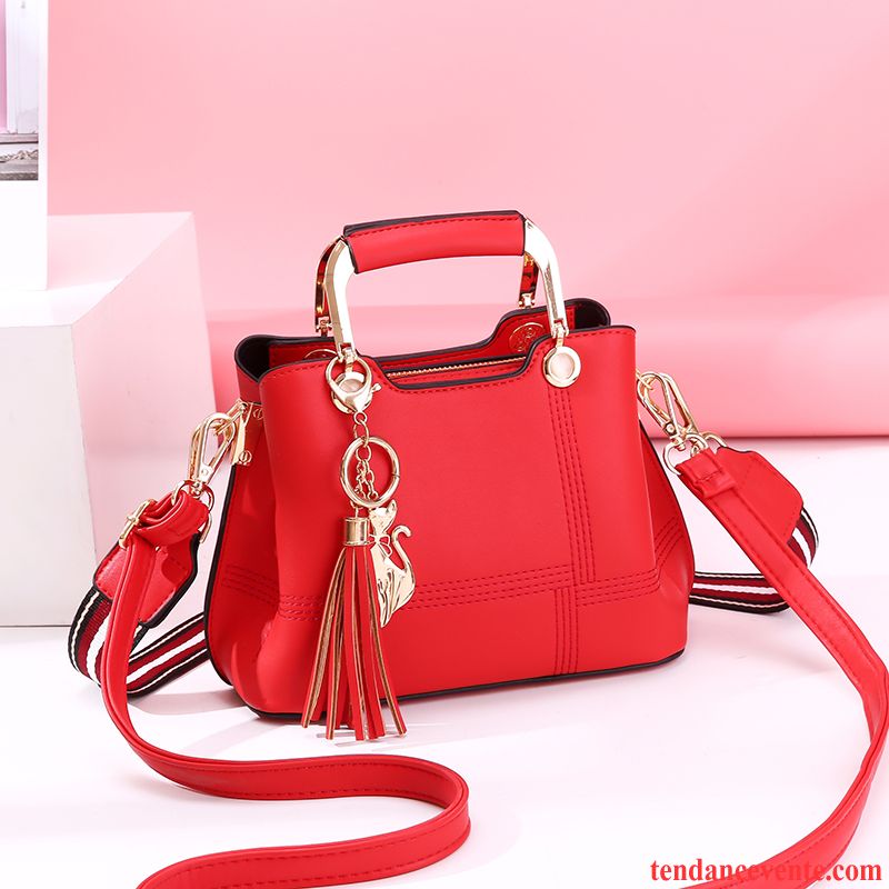 Sac À Main Femme Sac De Messager Tendance Petit Mode Le Nouveau All-match Rose