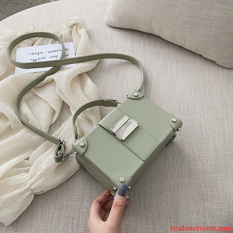 Sac À Main Femme Texture All-match Été Petit Portable Mode Vert