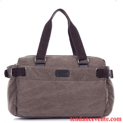 Sac À Main Homme Court Voyage Aptitude Toile Tourisme Entreprise Vert