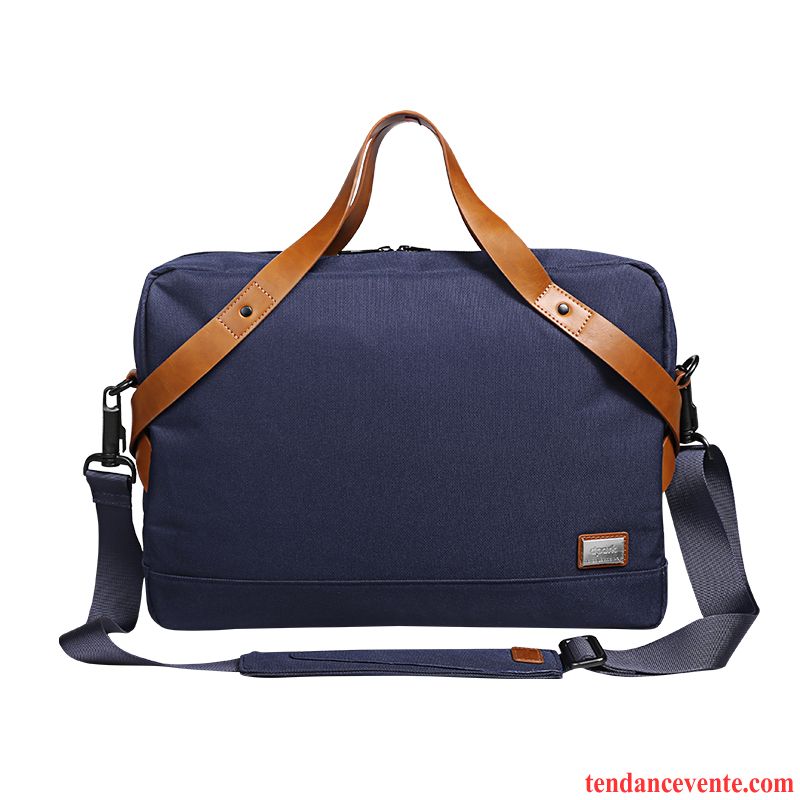 Sac À Main Homme Sac D'ordinateur Portable Mallette Ensemble De Fichiers Loisir Tendance Entreprise Gris