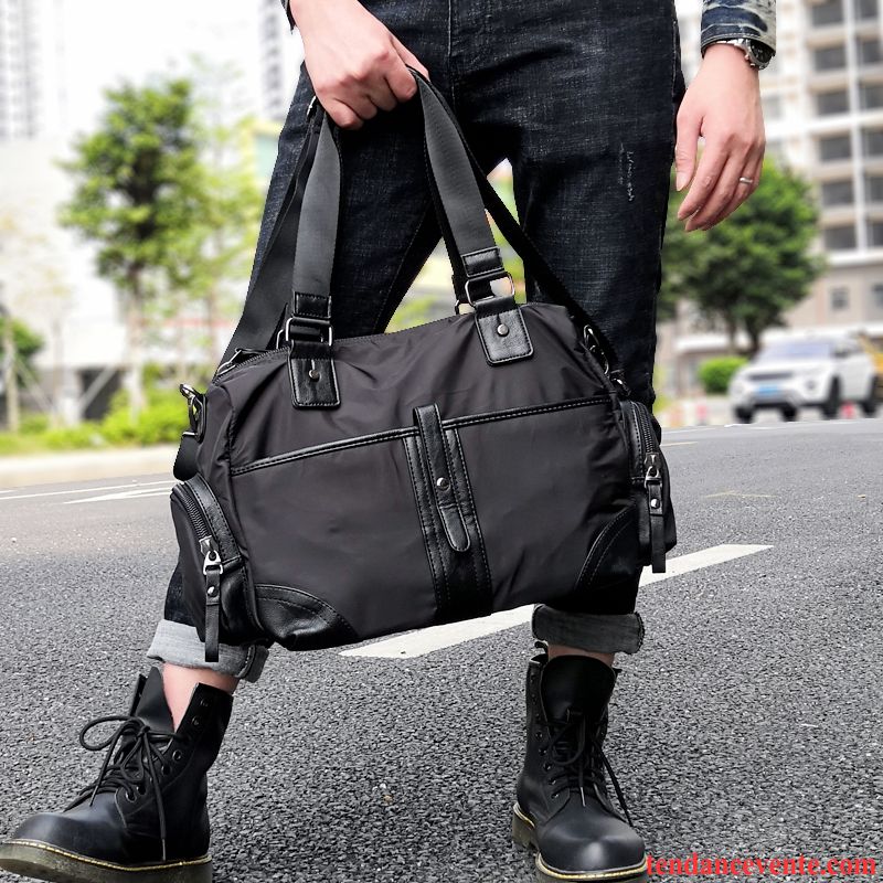 Sac À Main Homme Étanche Loisir Europe Le Nouveau Mode Aptitude Noir