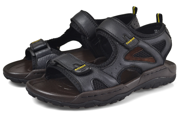 Sandales Cuir Homme Pas Cher Homme Offre Spéciale De Plein Air Tendance Antidérapant Jeunesse Semelle Épaisse Sport Plage Décontractée Été Cuir Véritable Or Pas Cher