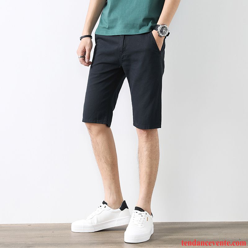 Shorts Homme Décontractée Coton Bio Plage Été Shorti Tous Les Assortis Pure Vert