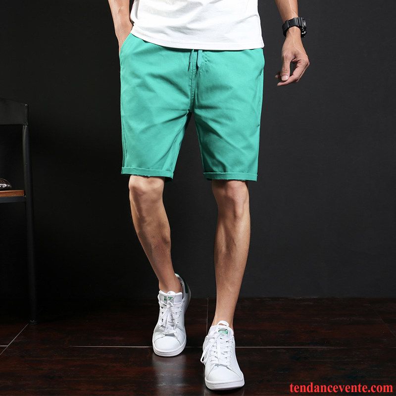 Shorts Homme Décontractée Été Tendance Shorti Plage Gros Vert